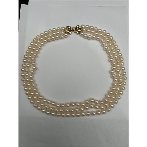 Ladies Pearl Necklace -APPRAISED $8450