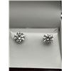 Image 1 : 14K Gold Diamond Stud Earrings 6.03Carats -APPRAISED $27,000