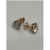 Image 3 : 14K Gold Diamond Stud Earrings 6.00 Carats -APPRAISED $26,580