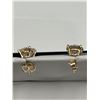 Image 6 : 14K Gold Diamond Stud Earrings 6.00 Carats -APPRAISED $26,580