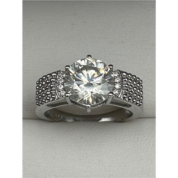 Moissanite Solitaire Engagement Ring -APPRAISED $2150
