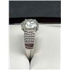 Image 2 : Moissanite Solitaire Engagement Ring -APPRAISED $2150