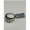 Image 4 : Gents .925 Silver Moissanite Solitaire RIng-APPRAISED $1960