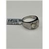 Image 7 : Gents .925 Silver Moissanite Solitaire RIng-APPRAISED $1960