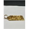 Image 4 : 23K Gold Pendant Featuring Dragon Design -APPRAISED $11,000