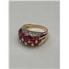 Image 6 : 14K Gold Ruby & Diamond Ring -APPRAISED $3000