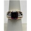 Image 2 : 14K Gold Diamond & Tourmaline Ring -APPRAISED $6000