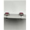 Image 3 : Silver Ruby Stud Earring Set -APPRAISED $1015