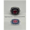 Image 5 : Silver Ruby & Sapphire Ring -APPRAISED $1210