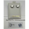 Image 5 : 14kt Gold 2.4 Carat  Moissanite Earrings -APPRAISED $1685