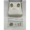 Image 6 : Natural Lemon Quartz Stud Earring Set  -APPRAISED $835