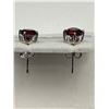Image 3 : Pyrope Garnet Silver Stud Earrings – APPRAISED $715