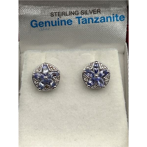 Natural Tanzanite Stud Earring Set – APPRAISED $910