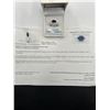 Image 4 : Blue Sapphire Solitaire Ring  -APPRAISED $1085