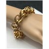 Image 1 : 18K Yellow Gold Fancy Bracelet  -APPRAISED $13,500