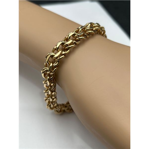 14K Fancy Bracelet Chain Link Bracelet – APPRAISED $9000
