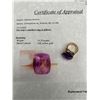Image 6 : 14K Yellow Gold Amethyst Solitaire Ring -APPRAISED $4350