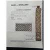 Image 6 : 14K Yellow Gold Wide Fancy Mesh Bracelet -APPRAISED $28,000