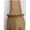 Image 2 : 18K Yellow Gold Rolo Bracelet -APPRAISED $5500