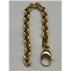 Image 5 : 18K Yellow Gold Rolo Bracelet -APPRAISED $5500