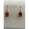 Image 1 : 10K Gold Citrine & Diamond Earring Set – APPRAISED $1000