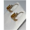 Image 4 : 10K Gold Citrine & Diamond Earring Set – APPRAISED $1000