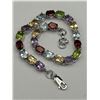 Image 3 : Ladies Multi 17.85 Carat Gemstone Tennis Bracelet -APPRAISED $1250