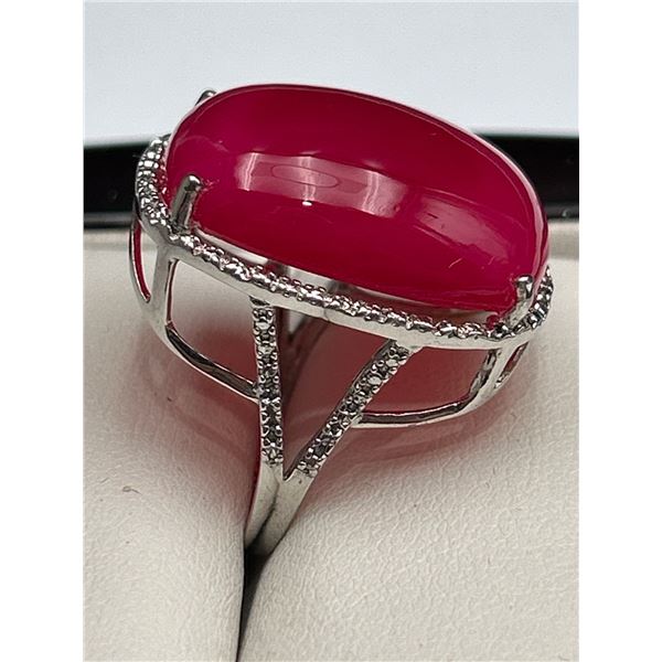 Ladies Diamond & Onyx Dress Ring -APPRAISED $1000