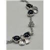 Image 3 : Blue Sapphire Girl Butterfly Bracelet -APPRAISED $1000