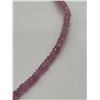 Image 3 : Natural Pink Sapphire Beaded Necklace – APPRAISED $2836