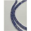 Image 3 : Natural Tanzanite Beaded Necklace -APPRAISED $2375