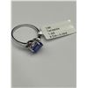 Image 6 : 10K White Gold Ring Tanzanite and Diamond Ring -APPRAISED $2300