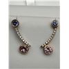 Image 1 : Rose Gold and Diamond Earrings -ESTIMATED VALUE $2300