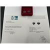 Image 7 : 14K Gold Blue Sapphire Heart Earring Set -APPRAISED $1600