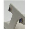 Image 6 : 10K Gold Natural Tanzanite Earring Set – APPRAISED $1250