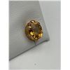 Image 2 : 10K Gold Natural Citrine Stud Earrings -APPRAISED $865
