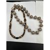 Image 2 : Beaded Tiger’s Eye and Paper Necklace Set with Adjustable Clasps