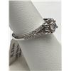 Image 5 : 14K White Gold Diamond Ring,-APPRAISED $3135
