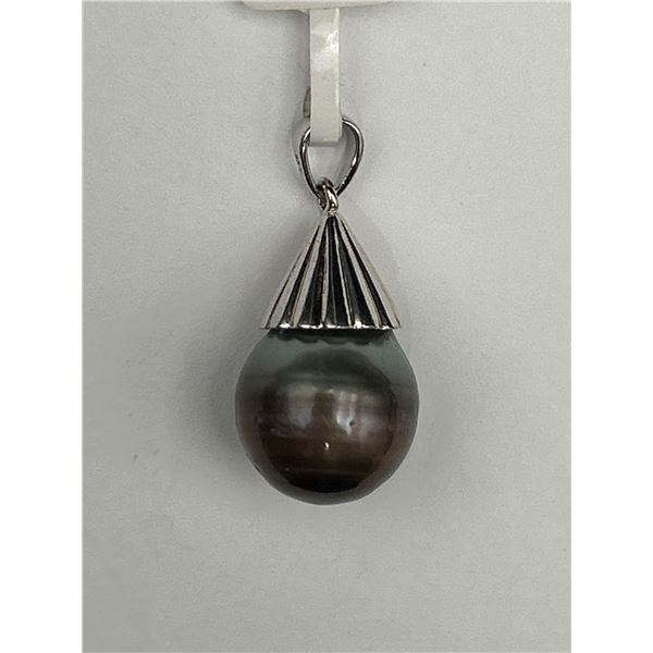 Tahiti Pearl Pendant with 925 Silver Cap -APPRAISED $1850