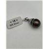 Image 3 : Tahiti Pearl Pendant with 925 Silver Cap -APPRAISED $1850
