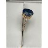 Image 4 : 10K Gold Blue Sapphire & Diamond Ring -APPRAISED $1950