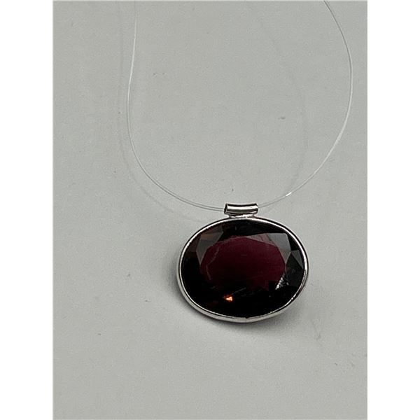 10K Gold Rubellite Gemstone Pendant -APPRAISED $2495