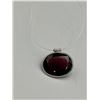 Image 1 : 10K Gold Rubellite Gemstone Pendant -APPRAISED $2495