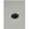 Image 3 : 10K Gold Rubellite Gemstone Pendant -APPRAISED $2495
