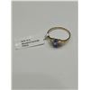 Image 5 : 10K Gold Natural Tanzanite & Diamond Ring – APPRAISED $1700
