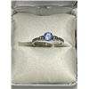 Image 3 : 14K Gold Tanzanite and Diamond Ring -APPRAISED $1830