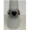 Image 1 : Gents Natural Sapphire Ring -APPRAISED $865