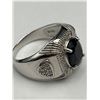 Image 4 : Gents Natural Sapphire Ring -APPRAISED $865