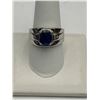 Image 2 : Gents Blue Sapphire Ring -APPRAISED $860