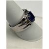Image 3 : Gents Blue Sapphire Ring -APPRAISED $860